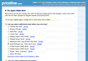 Priceline's "name your own price for hotels" bid declined
